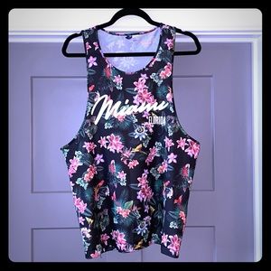 Miami floral tank